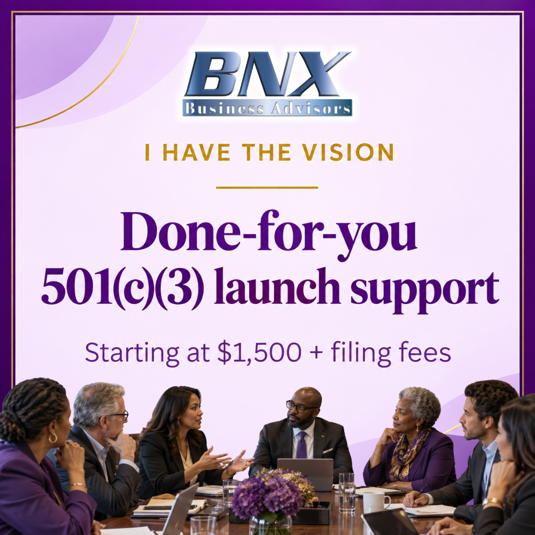 Done-for-You 501(c)(3) Launch Support